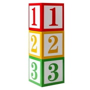 Mfigree Graduation Homecoming Party Colorful ABC Letters Paper Box Decoration, Indoor Event Party Props Supplies, Party Favor Theme Birthday Photo Props Decor